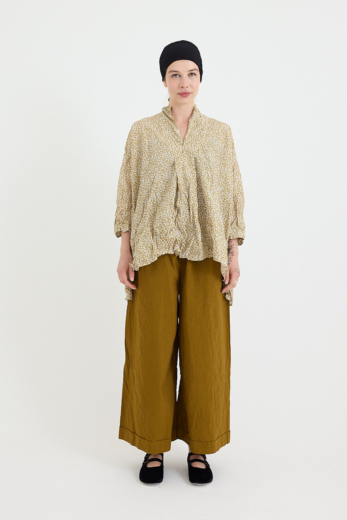 daniela gregis ブラウス Daniela Gregis - Loose kora lavato shirt - Gago Boutique