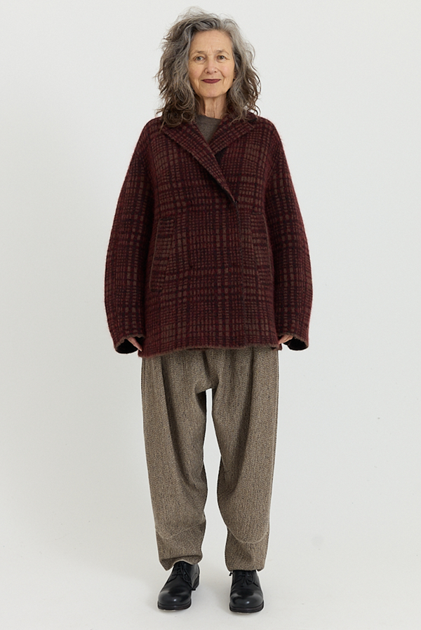 Boboutic - Double Breasted Jacket - Wine