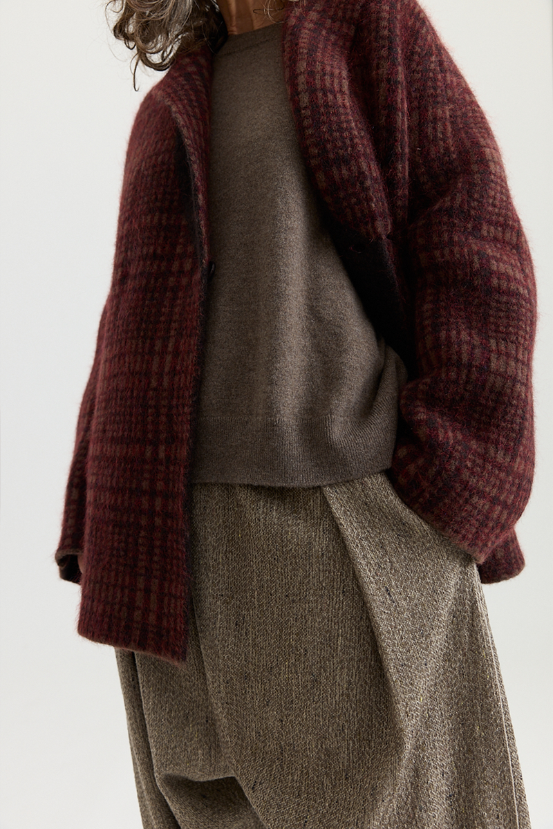 Boboutic - Double Breasted Jacket - Wine