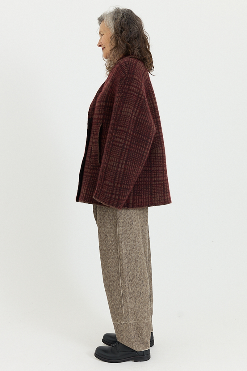 Boboutic - Double Breasted Jacket - Wine