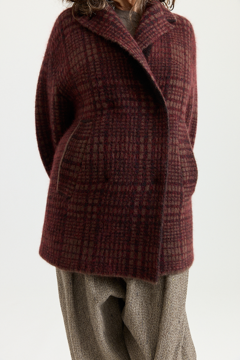 Boboutic - Double Breasted Jacket - Wine