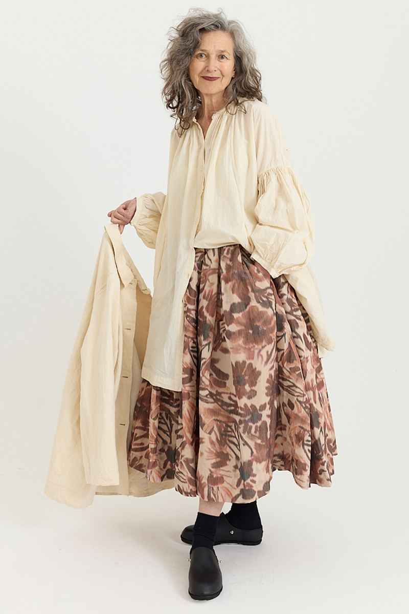 Casey Casey - Double Rideaux Skirt - Ikat