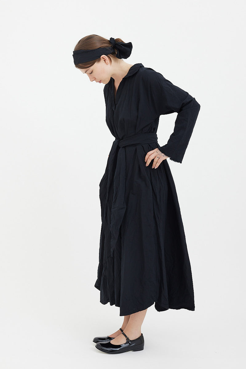 Daniela Gregis - Dress Segments Collar l.135 - Black