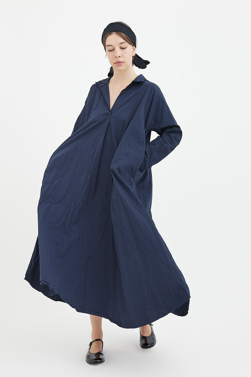 Daniela Gregis - Dress Segments Collar l.135 - Blue