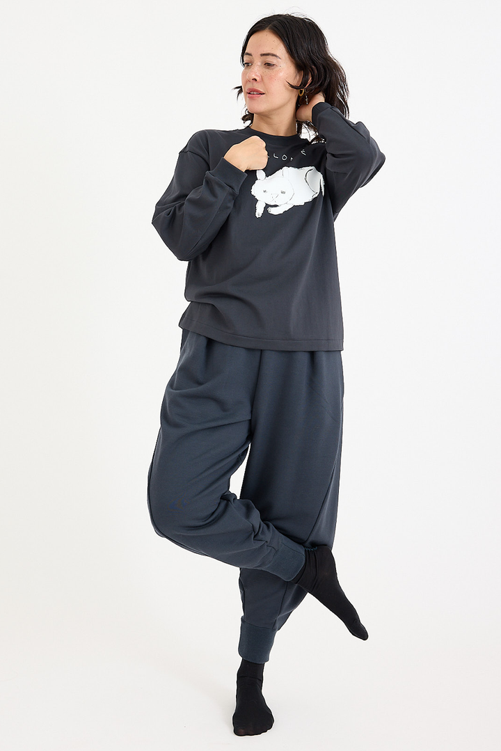 Mina Perhonen - Earth Piece Pants - Charcoal