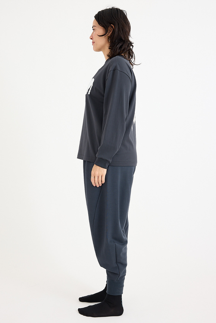 Mina Perhonen - Earth Piece Pants - Charcoal