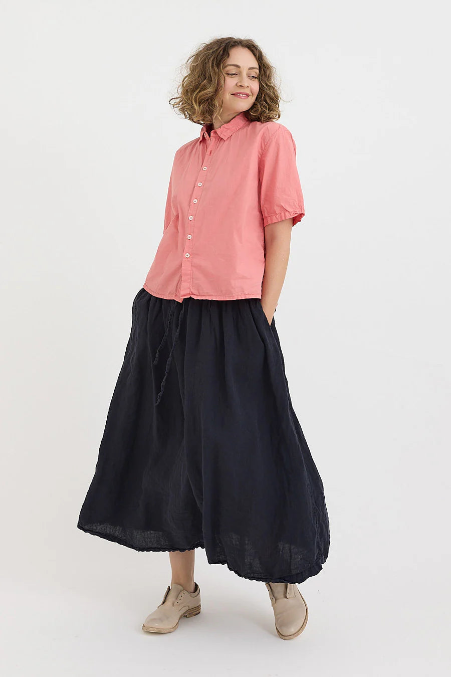 Metta - Emily Skirt - Light Linen