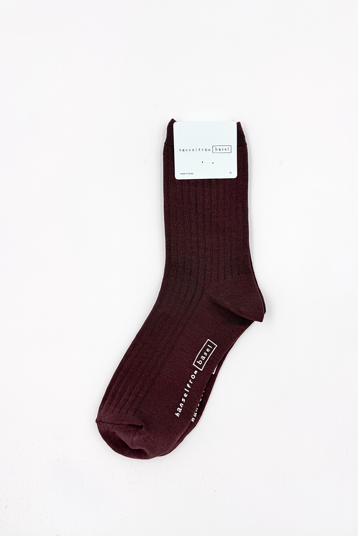Hansel from Basel - Essential Rib Trouser Crew Sock