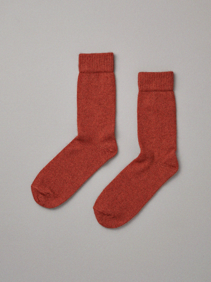 Francie - Possum Merino Socks / Amber