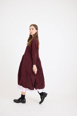 Metta - Olive Dress - Mid Weight Rustic Linen Gauze Scarlet Jones Metta - Olive Dress - Mid Weight Rustic Linen Gauze Scarlet Jones