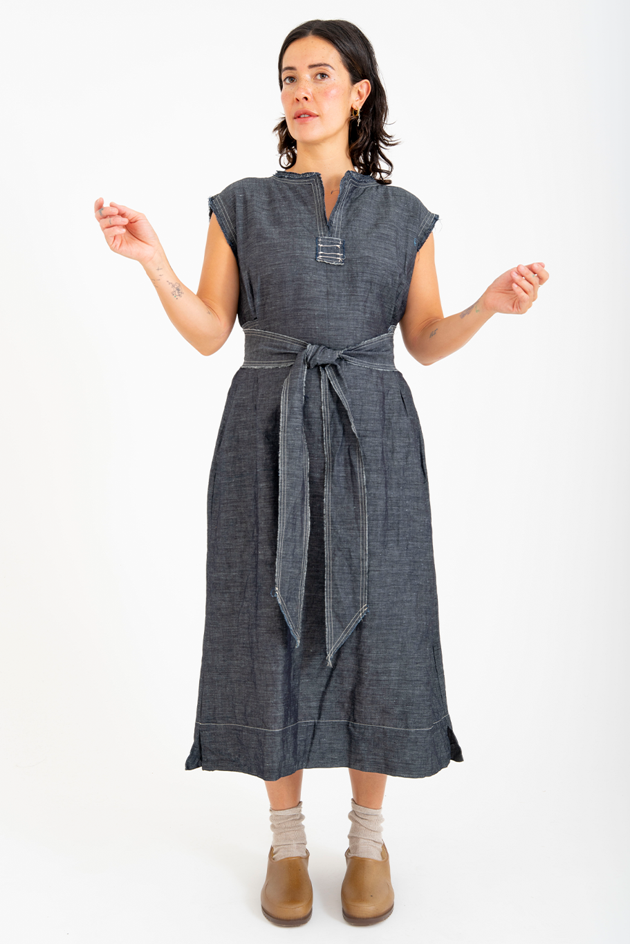 Bukeshla - Flax-Lilly Tie Dress
