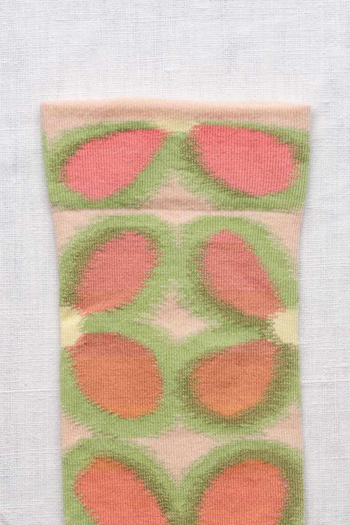 Bonne Maison Socks - Fleurs Rose Bouton