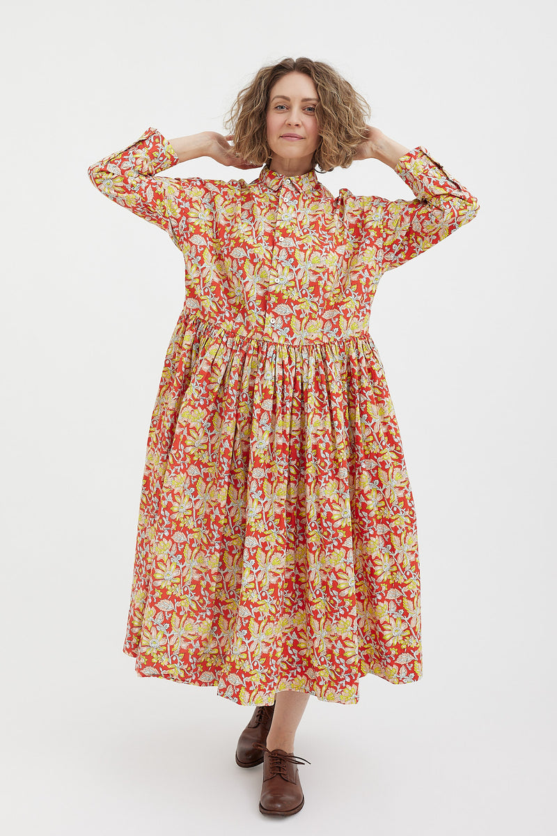 Veritecoeur - Floral Print Dress - VC-2559