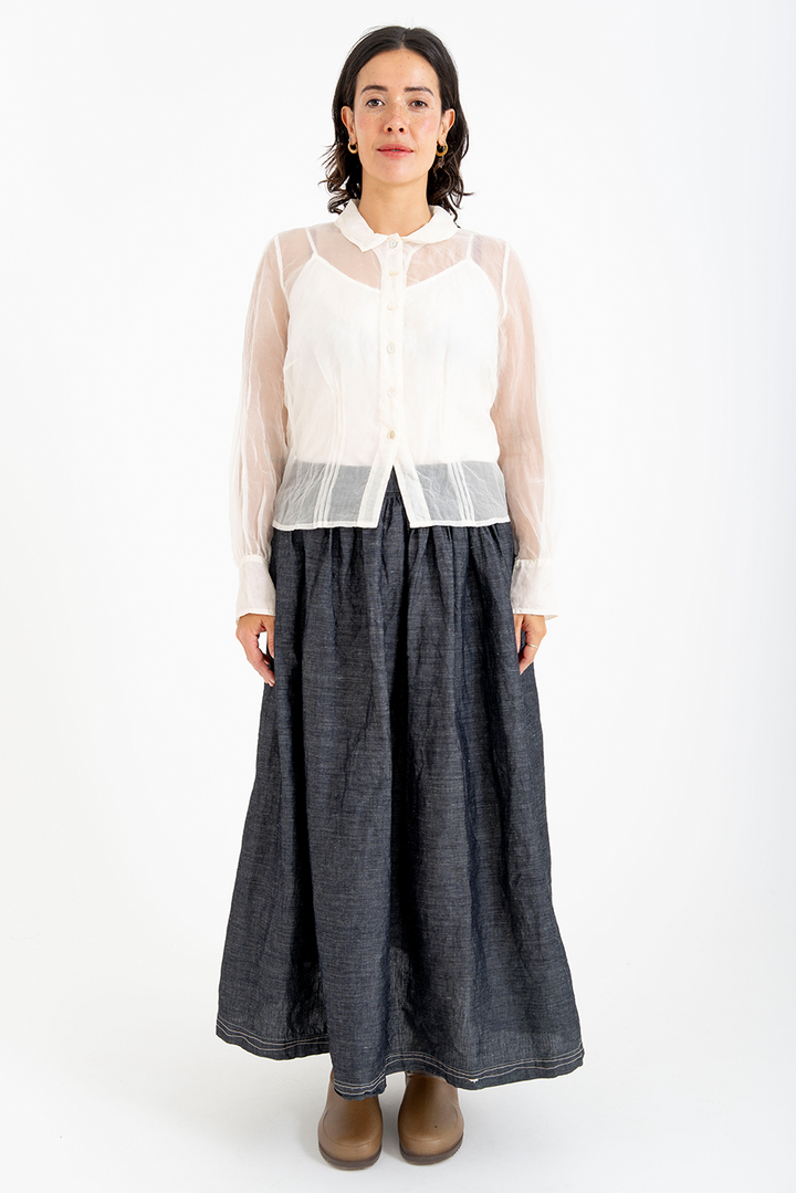 Bukeshla - Florence Blouse - Cream Organza