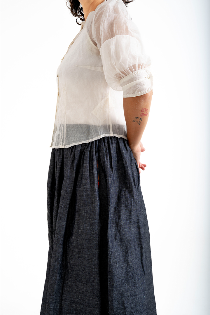 Bukeshla - Florence Blouse - Cream Organza