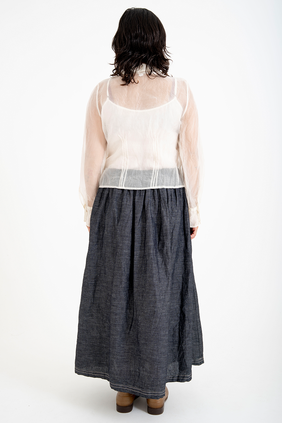 Bukeshla - Florence Blouse - Cream Organza