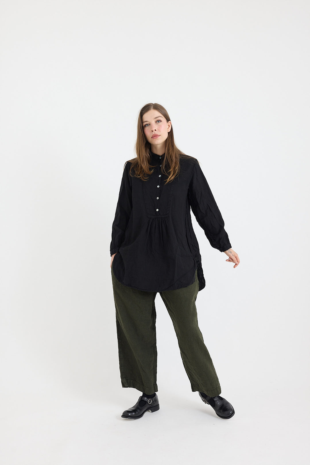Metta - Francoise French Shirt - Light Linen