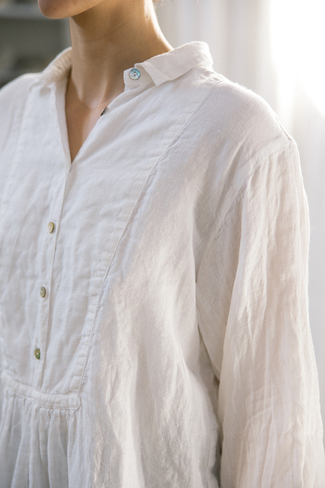 Metta - Francoise French Shirt - Light Linen