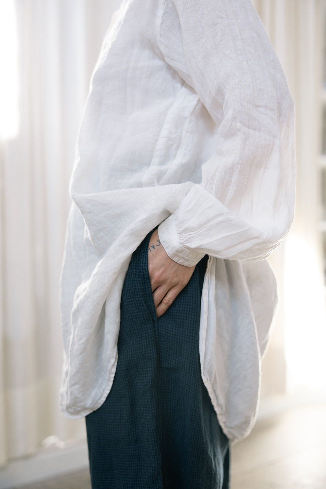 Metta - Francoise French Shirt - Light Linen
