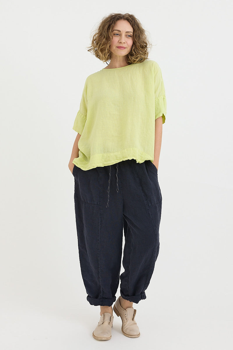 Metta - Frankie Peg Pant - Mid Weight Linen