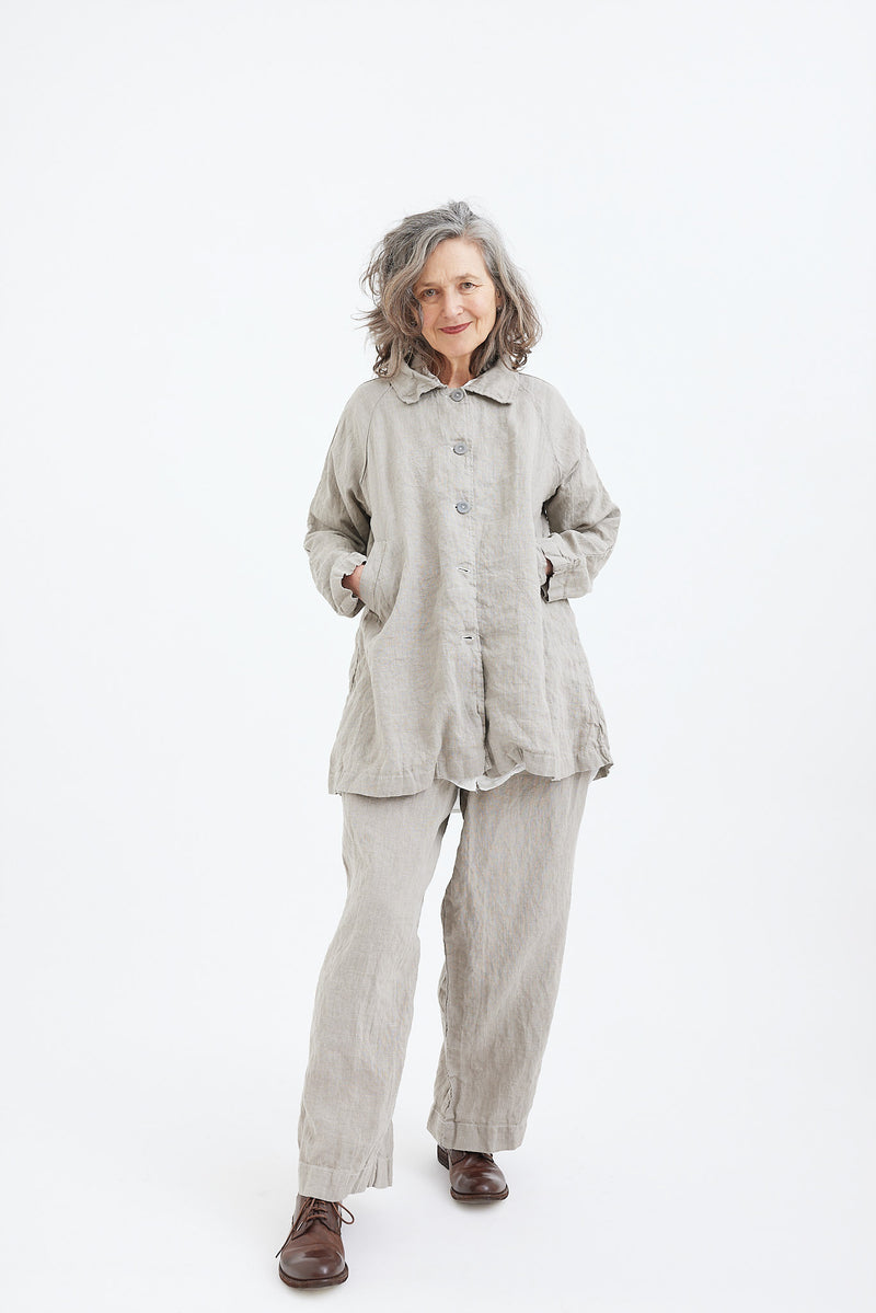 Metta - Garden Coat - Light Linen