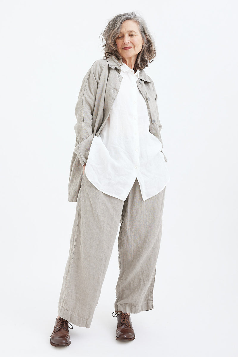 Metta - Garden Coat - Light Linen