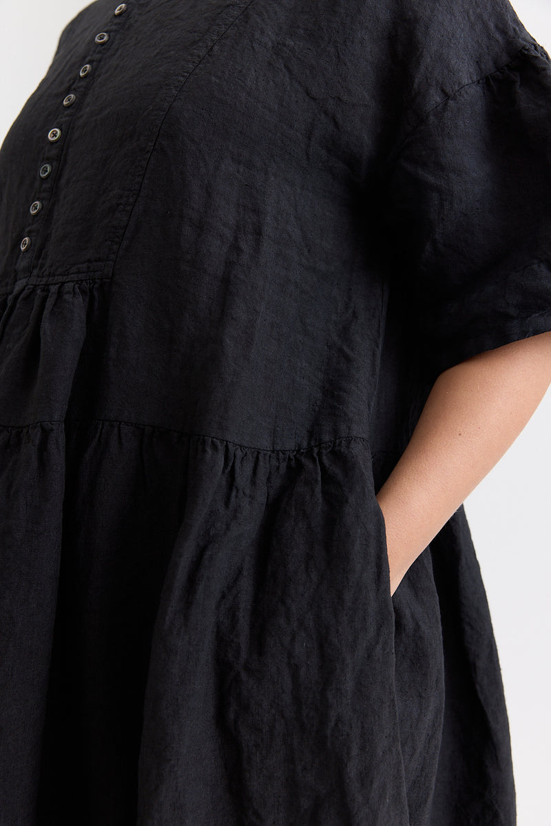 Gasa - Dropped Puff Dress