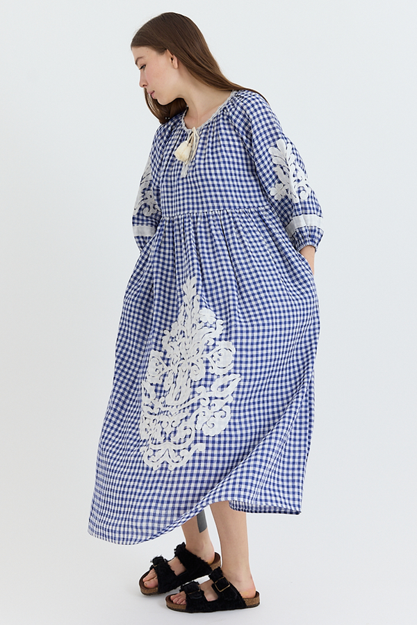 Benaras - Geoglific Applique Dress