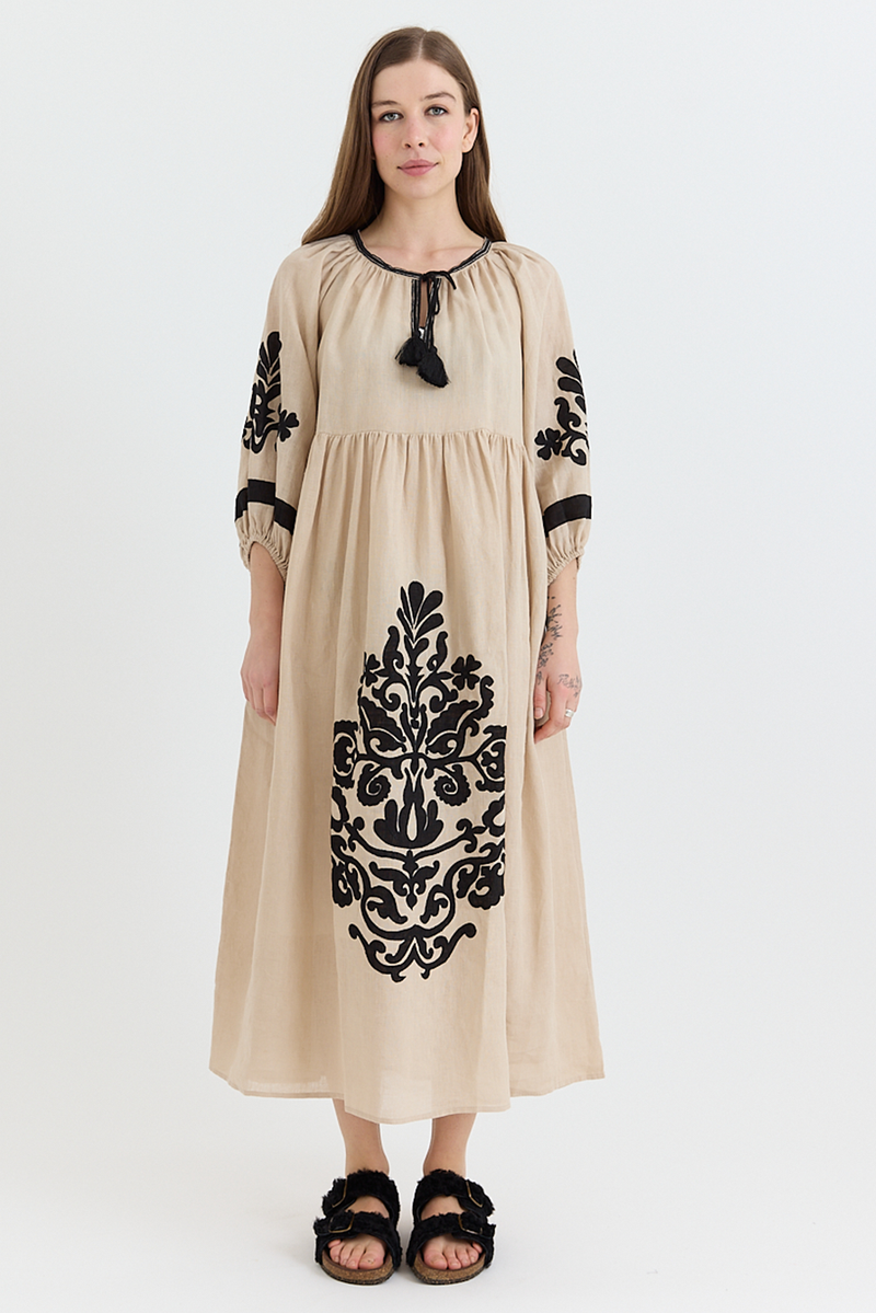 Benaras - Geoglific Applique Dress