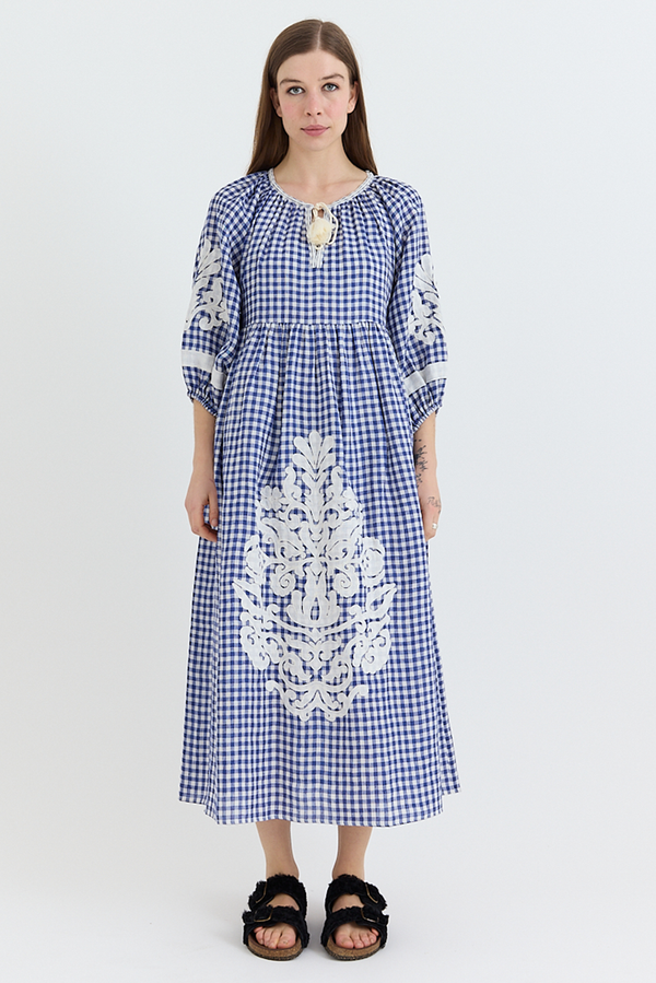 Benaras - Geoglific Applique Dress