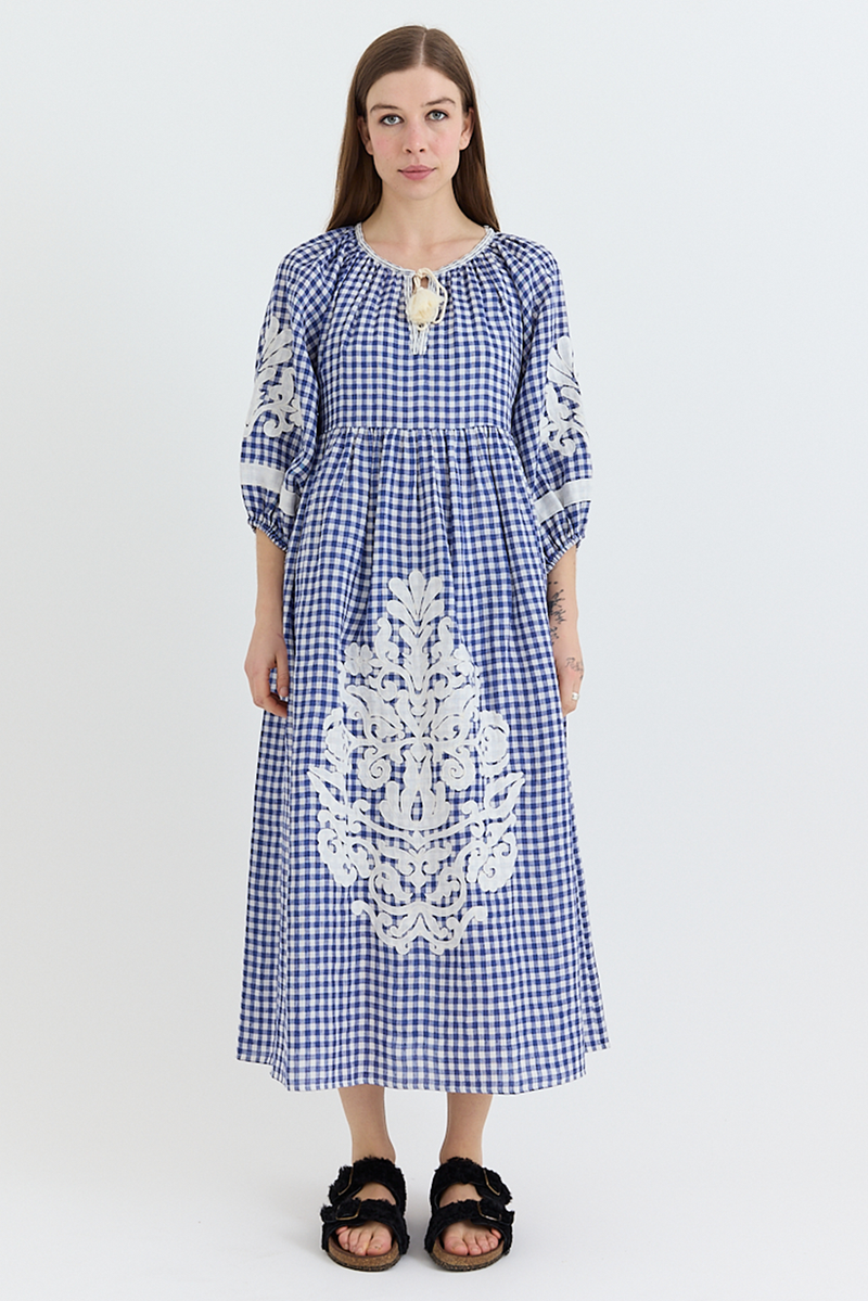 Benaras - Geoglific Applique Dress