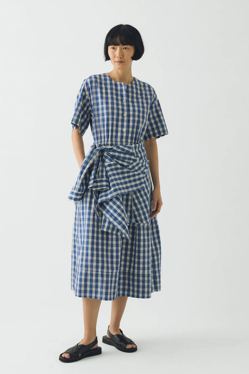 Toast - Gingham Check Cotton Dress – Scarlet Jones