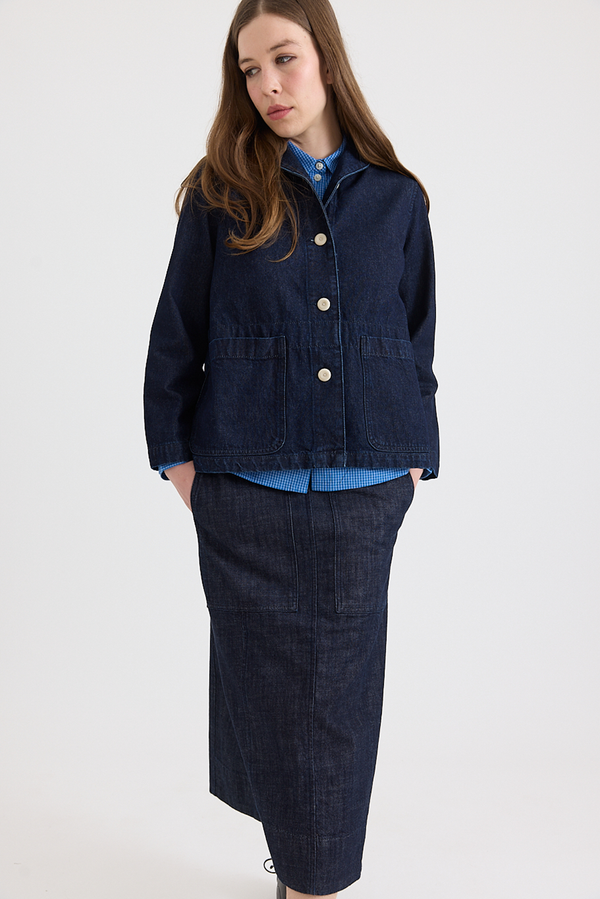 Toast - Hal Denim Workwear Jacket - Indigo