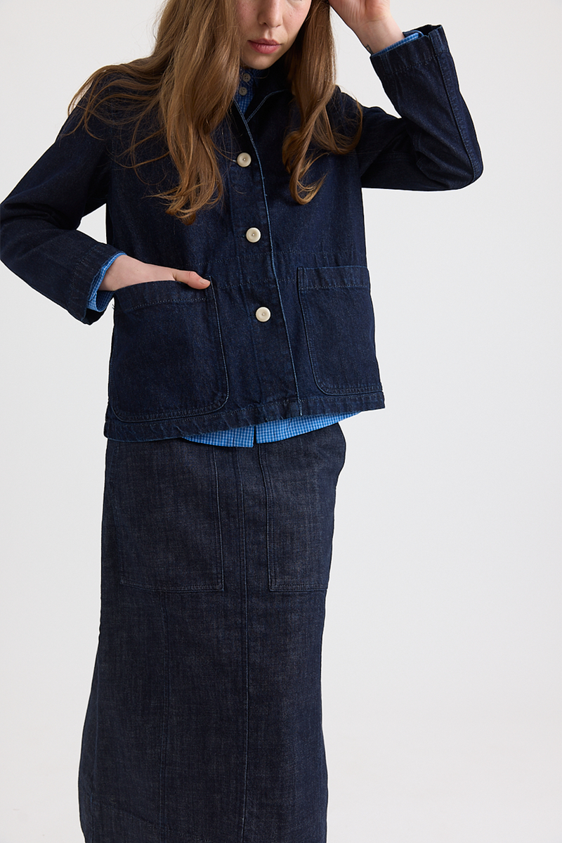 Toast - Hal Denim Workwear Jacket - Indigo