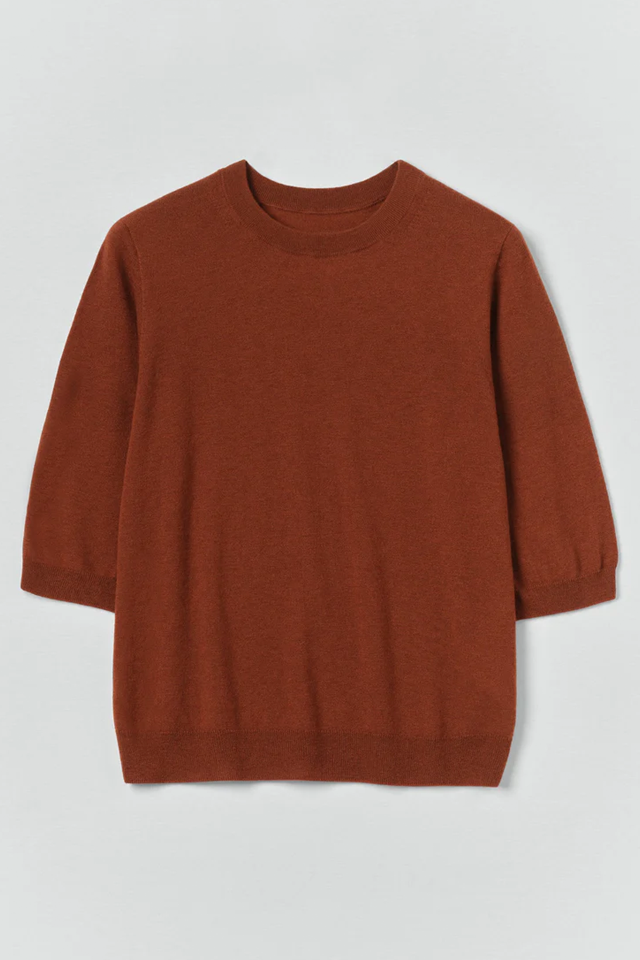 Toast - Half Sleeve Fine Wool Cashmere Sweater