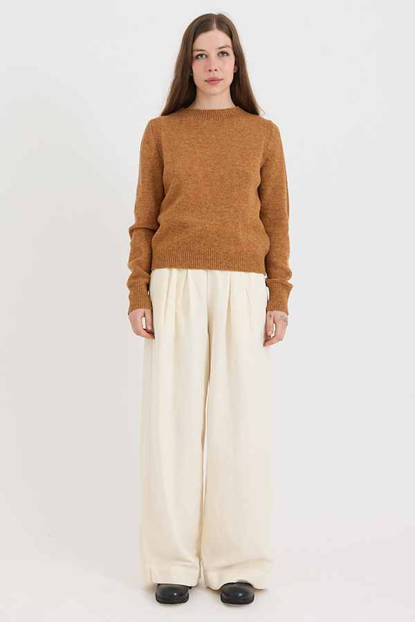 Toast - Heathery Wool Sweater - Ginger