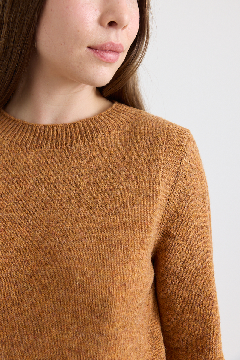 Toast - Heathery Wool Sweater - Ginger