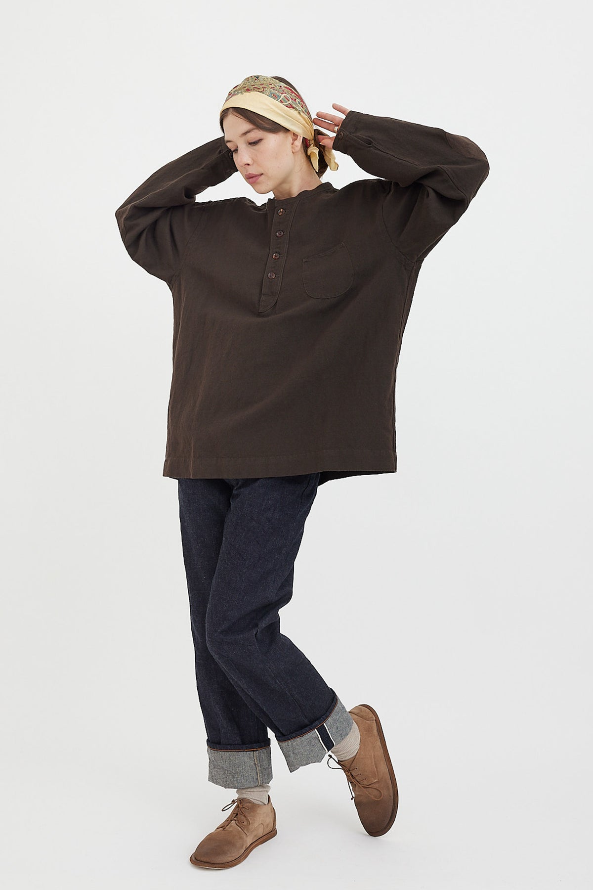 Kaval - Henry Neck Blouse – Scarlet Jones