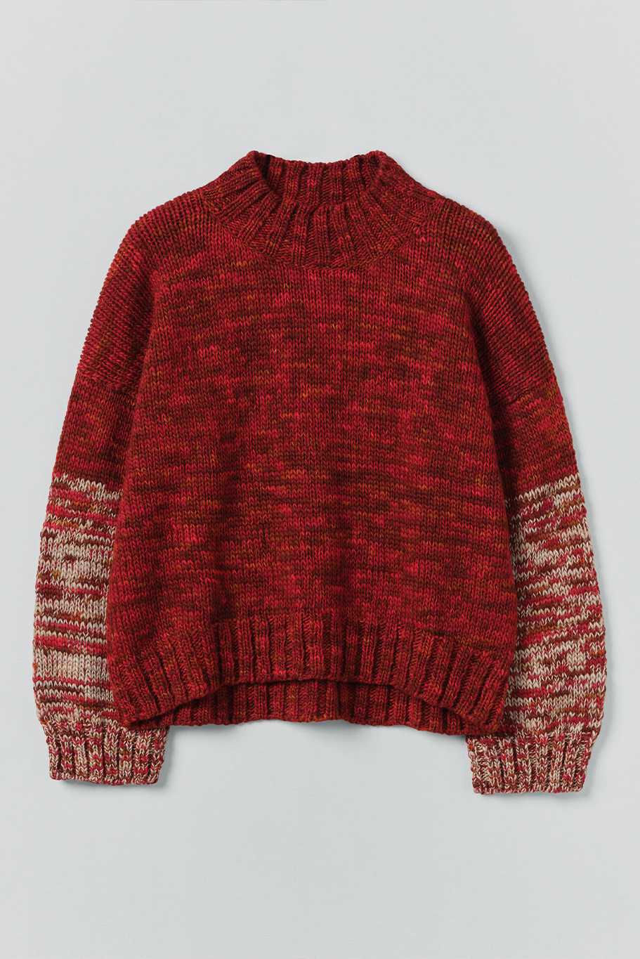 Toast - Hand Dyed High Neck Sweater