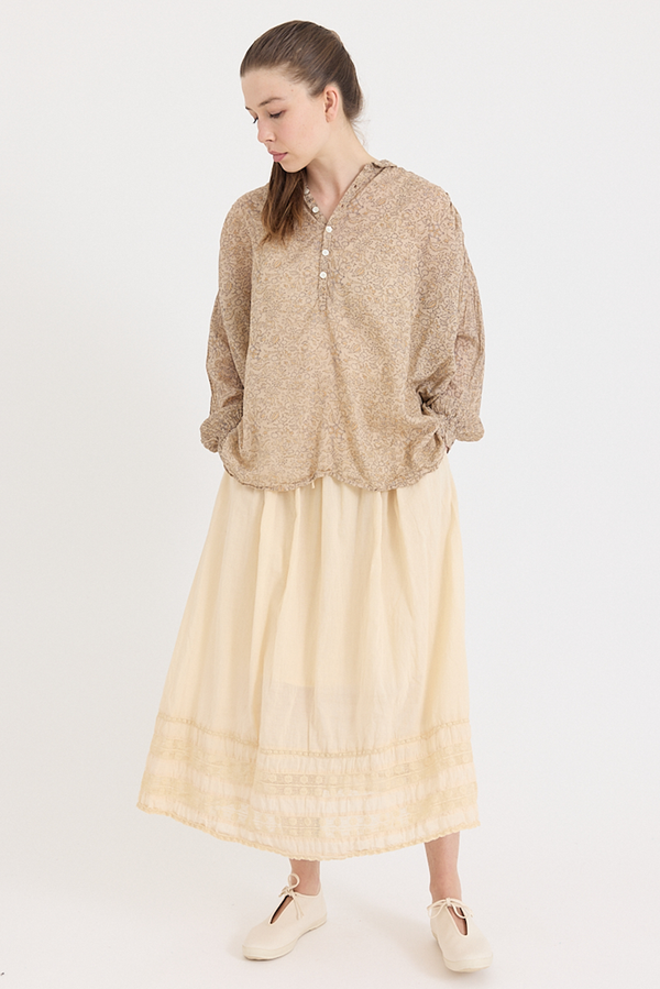 Metta - Hill Shirt - Ginza Print Cotton Voile