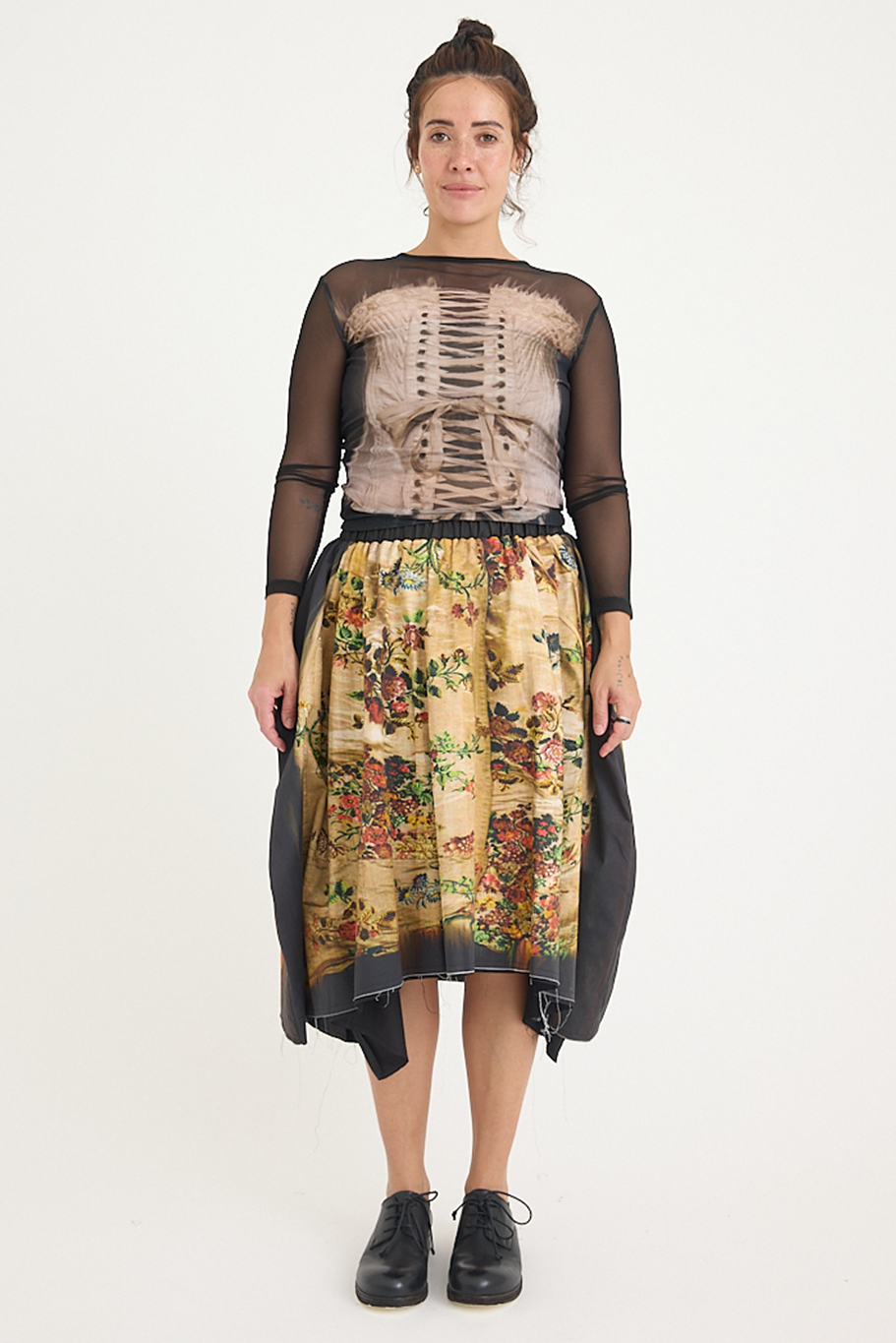 IA London - Corset Mesh Top