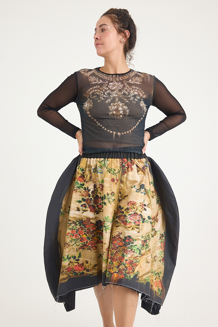 IA London - Margaret Spring Flowers Skirt