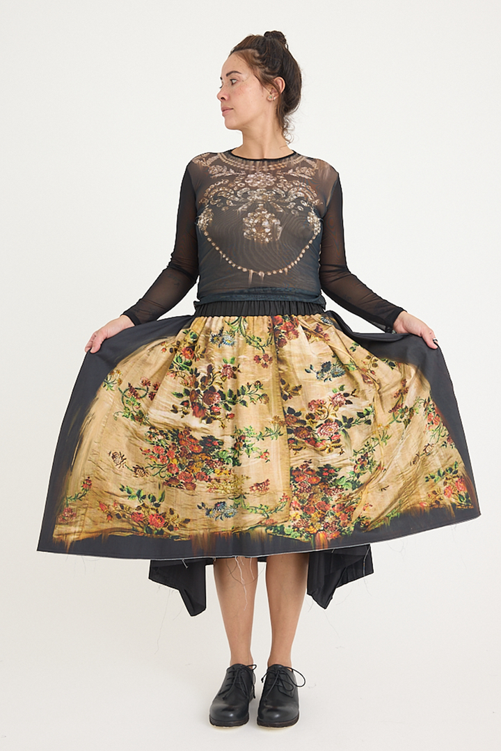 IA London - Margaret Spring Flowers Skirt