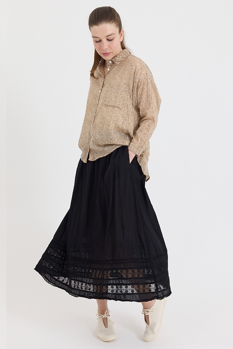 Metta - Indra Shirt - Ginza Cotton Voile