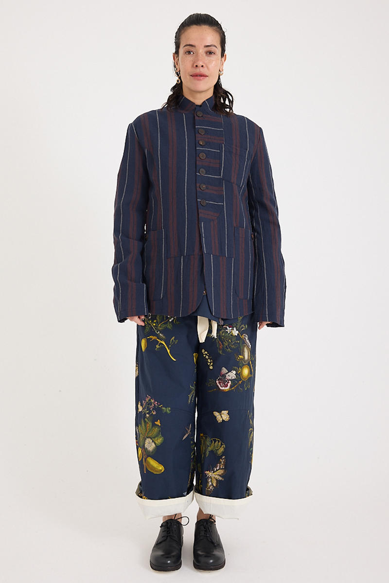 Aleksandr Manamis - Jacket - Red/Blue Striped