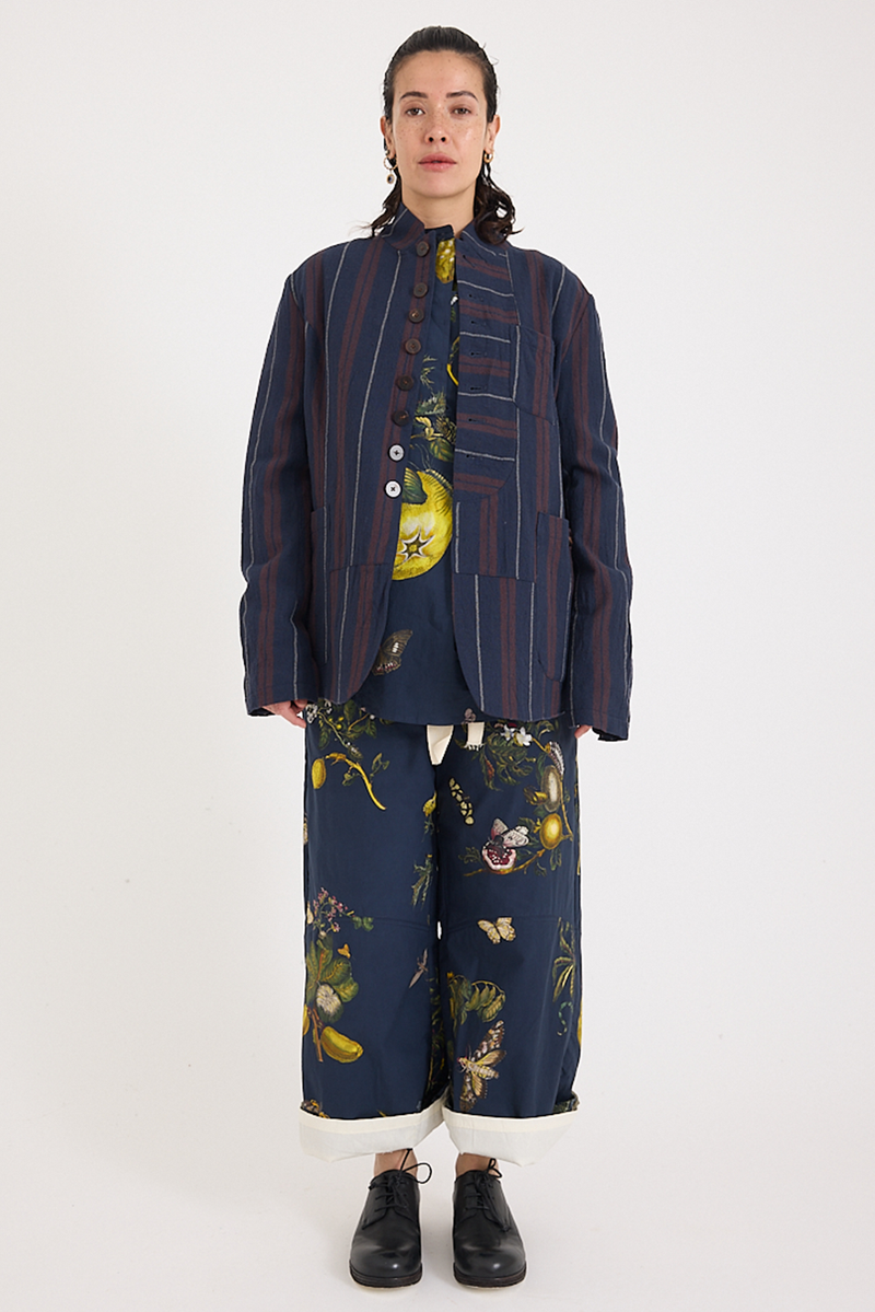 Aleksandr Manamis - Jacket - Red/Blue Striped