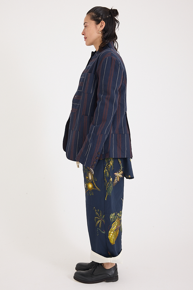 Aleksandr Manamis - Jacket - Red/Blue Striped