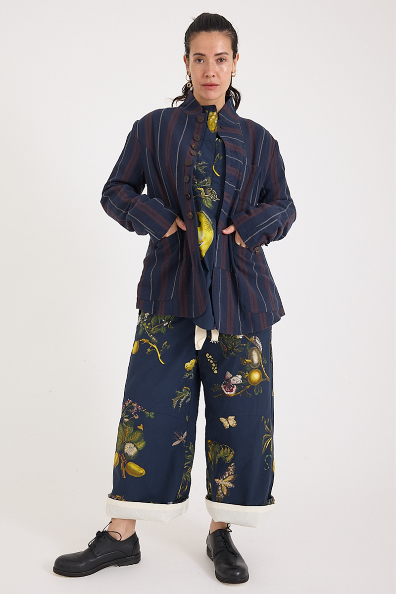 Aleksandr Manamis - Jacket - Red/Blue Striped