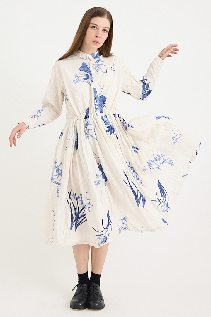 Pas De Calais - Japonism Flower Print Dress