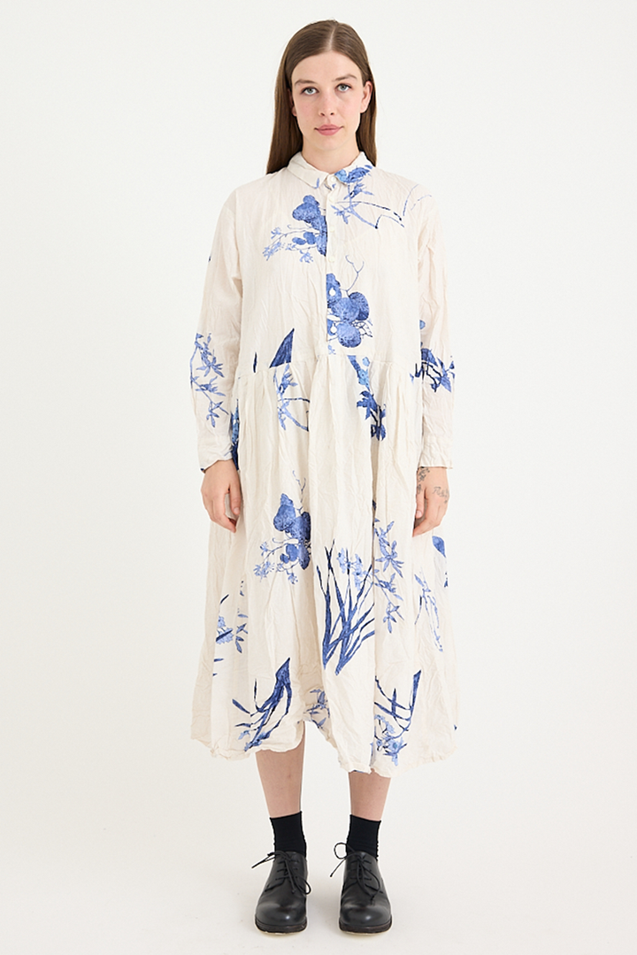Pas De Calais - Japonism Flower Print Dress